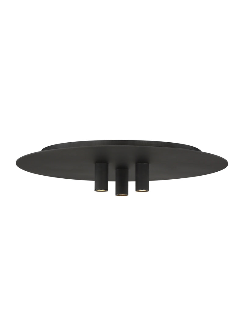 Ponte 16" Flush Mount in Natural Brass