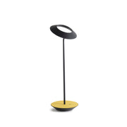 Royyo Desk Lamp, Matte Black body, Honeydew Felt base plate