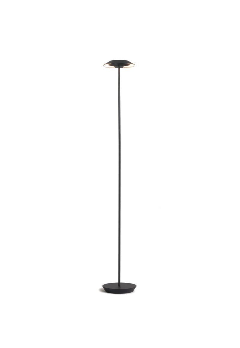 Royyo Floor Lamp, Matte Black Body, Matte Black base plate