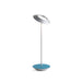 Royyo Desk Lamp, Silver body, Azure Felt base plate