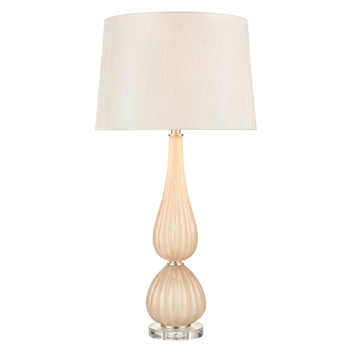 Mariani Glass Table Lamp in Salted Caramel