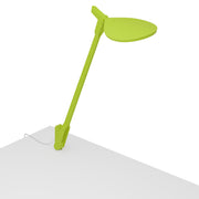 Splitty Desk Lamp with through-table mount, Matte Leaf Green