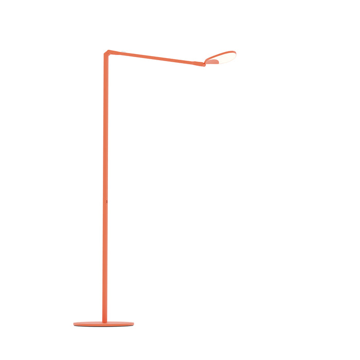 Splitty Floor Lamp, Matte Orange