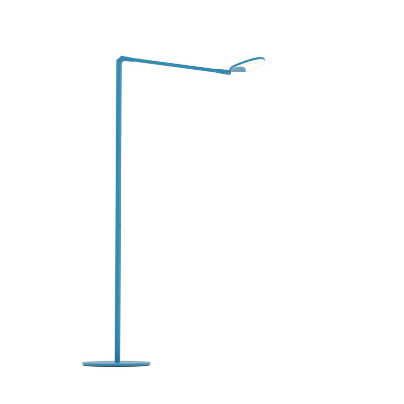 Splitty Floor Lamp, Matte Pacific Blue