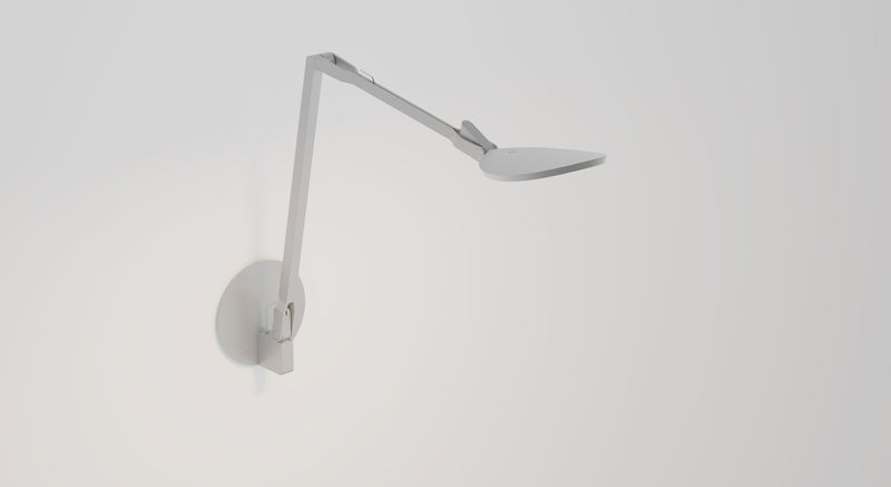 Splitty Reach Desk Lamp with hardwire wall mount