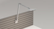 Splitty Reach Desk Lamp with slatwall mount