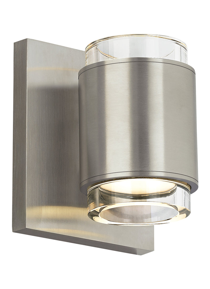 Voto Wall Round in Satin Nickel