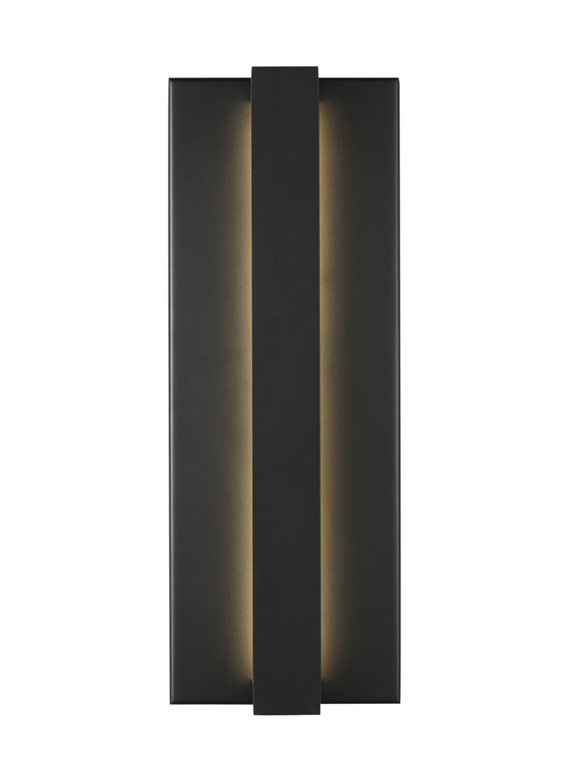 Windfall 16" Outdoor Wall Sconce in Black