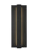 Windfall 16" Outdoor Wall Sconce in Black