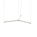 Z-Bar Pendant Medium Trio, Matte Black (24" light bars)